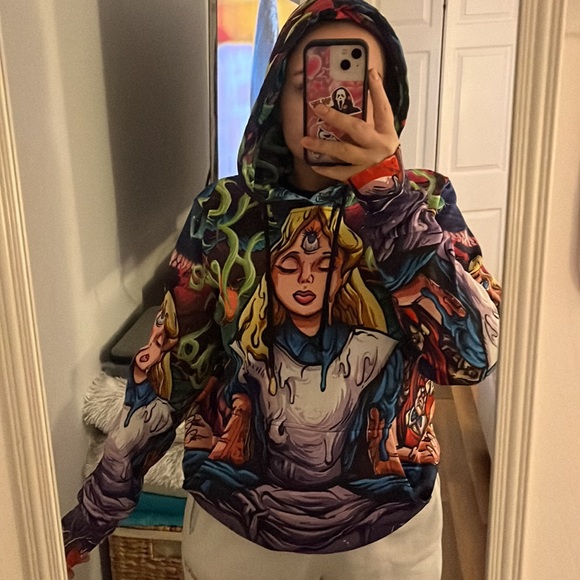 Alice in wonderland hoodie from Waz shop - Picture 3 of 3